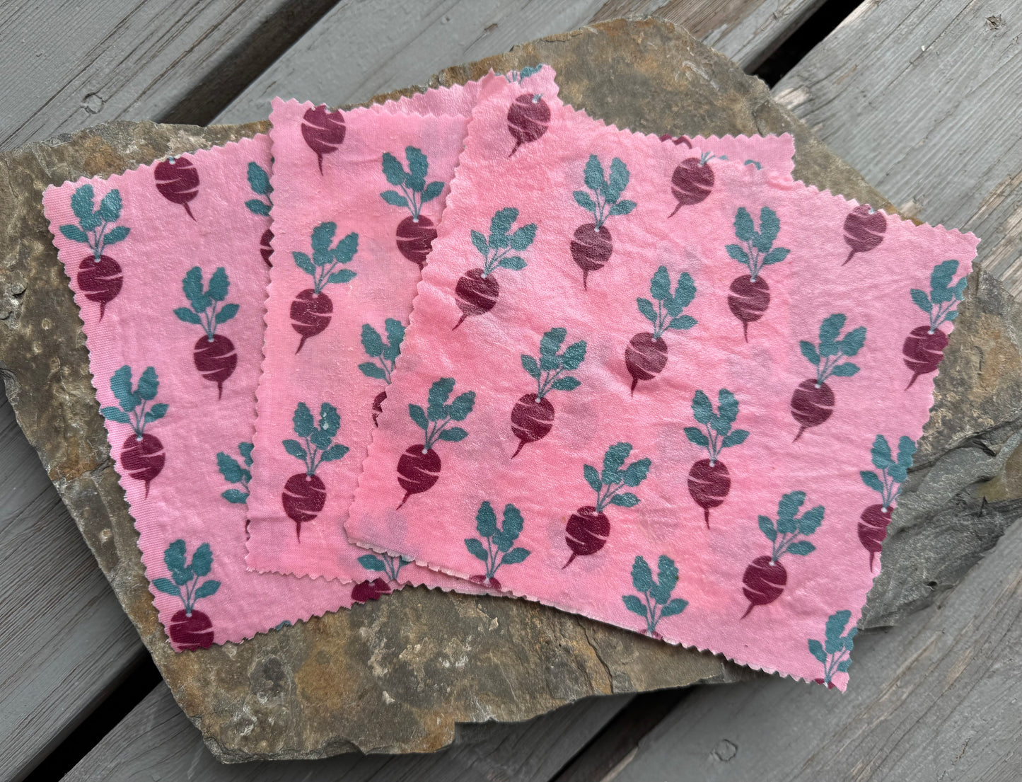 Organic Beeswax Fabric Food Wraps