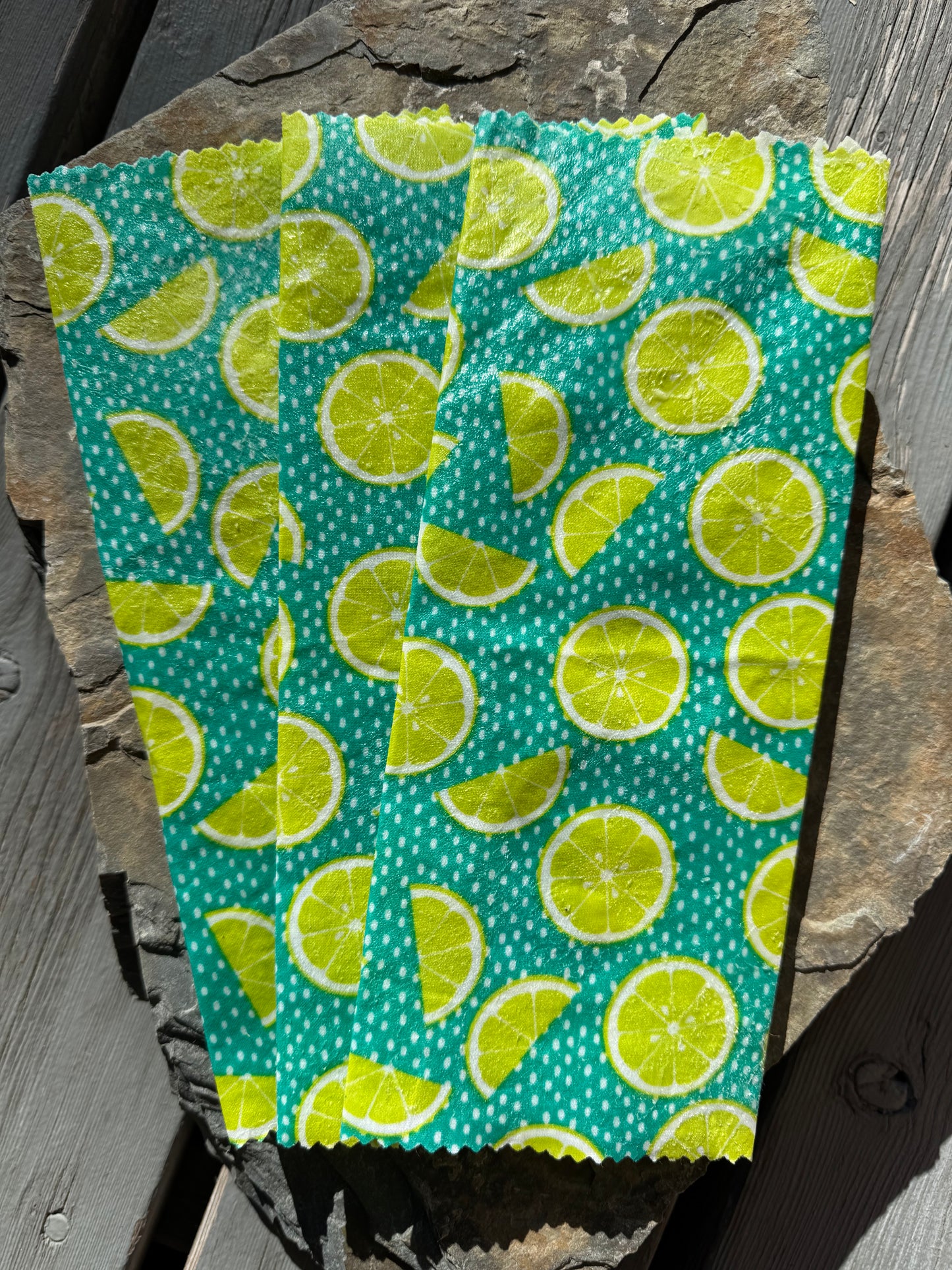 Organic Beeswax Fabric Food Wraps