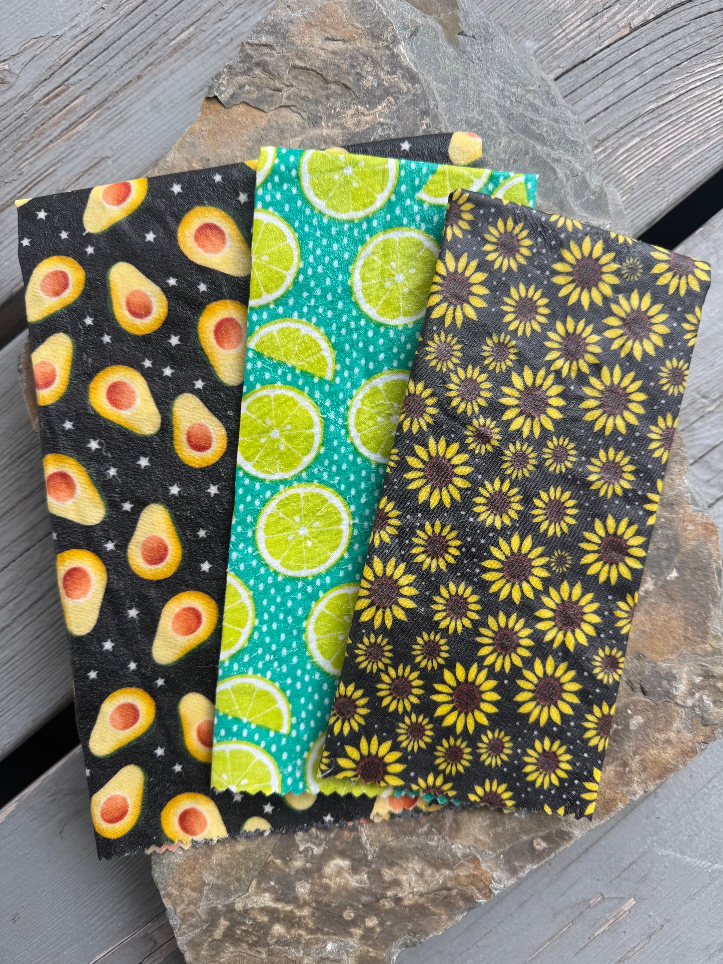 Organic Beeswax Fabric Food Wraps