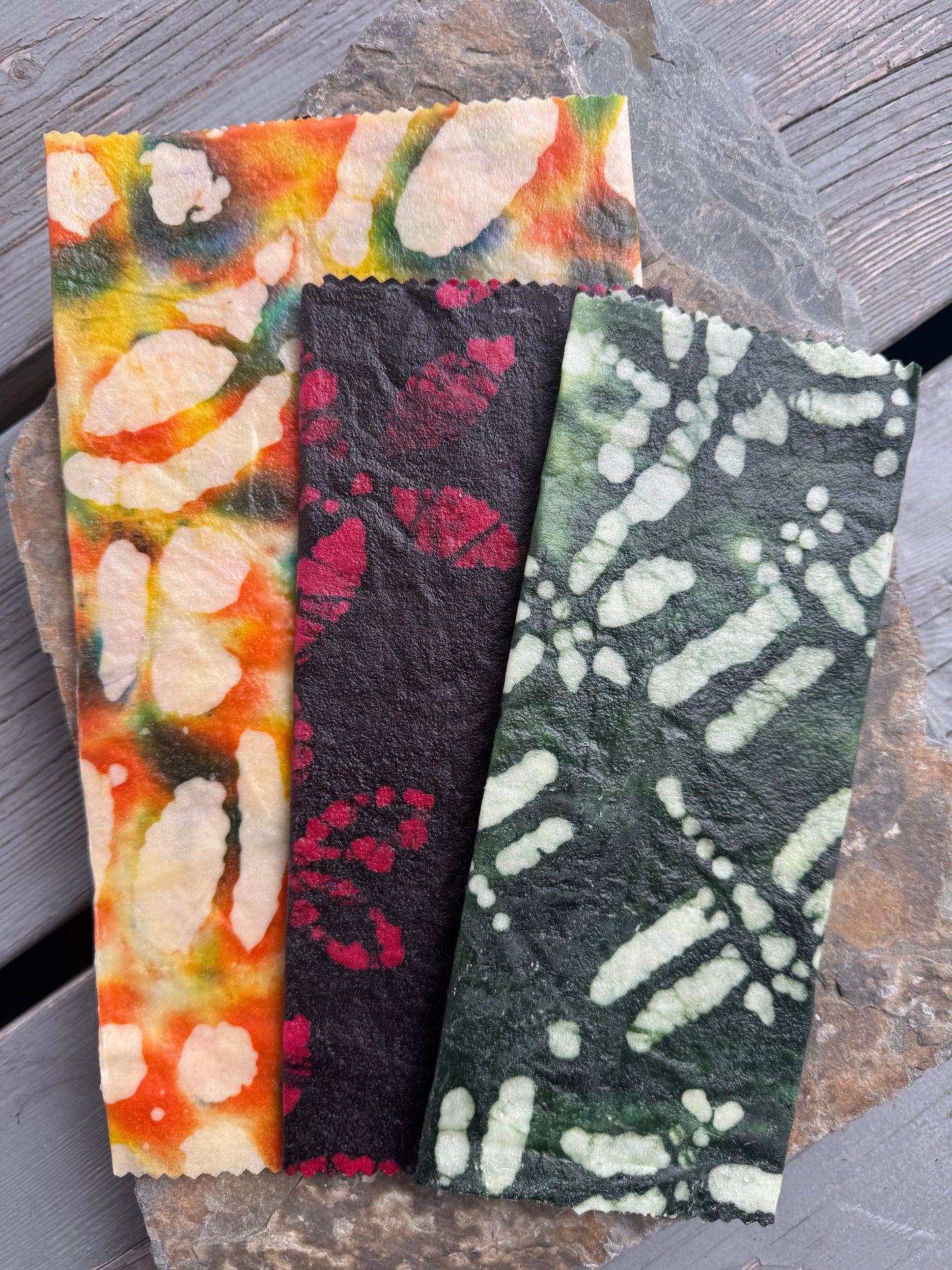 Organic Beeswax Fabric Food Wraps