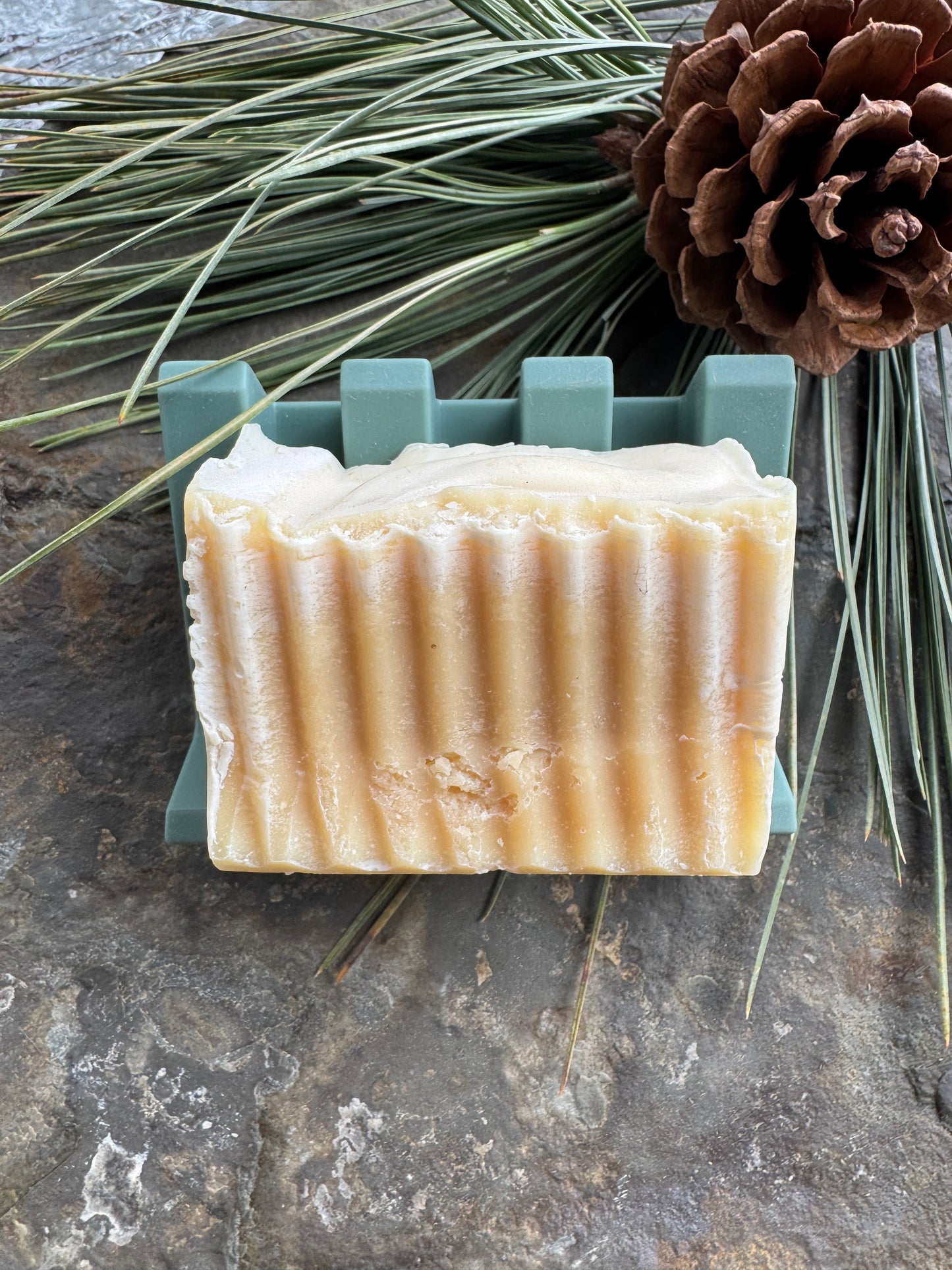 Silicone Draining Soap Dish Sage Green