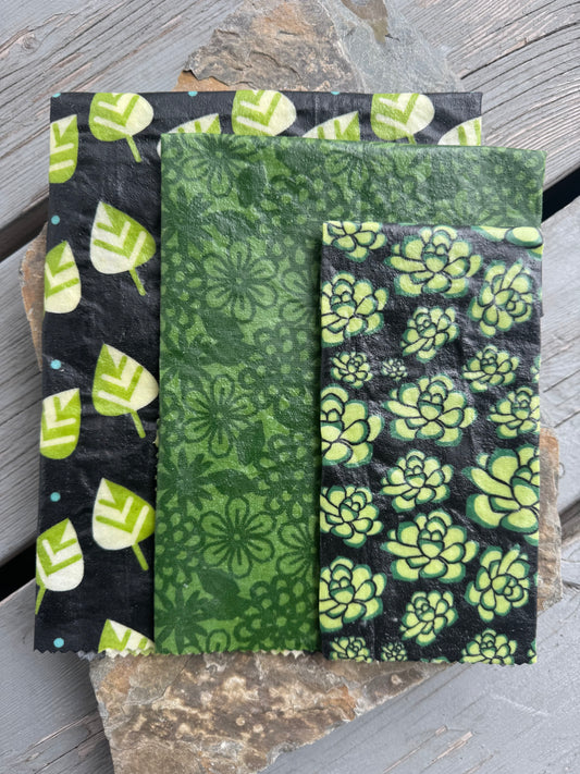 Organic Beeswax Fabric Food Wraps