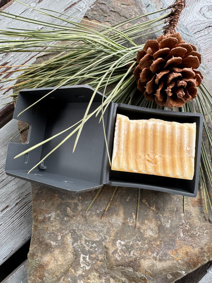 Silicone Travel Soap Case Black