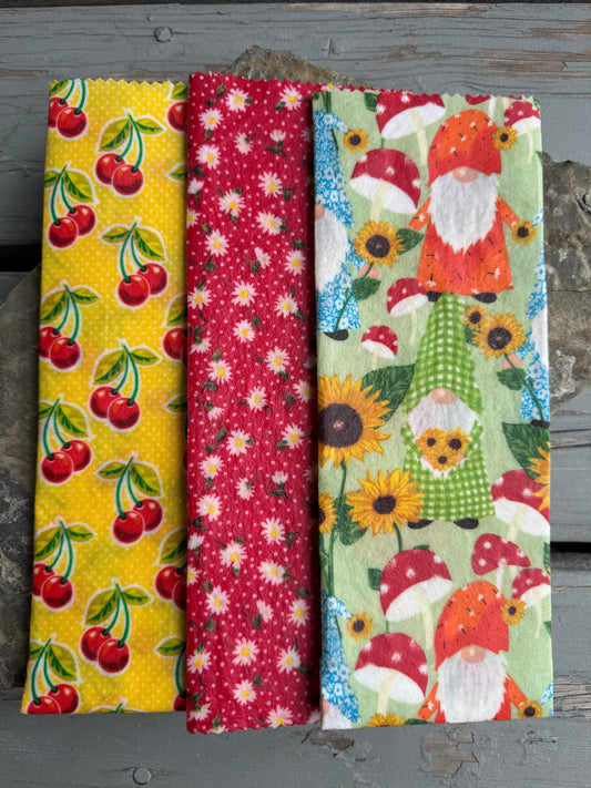 Organic Beeswax Fabric Food wraps