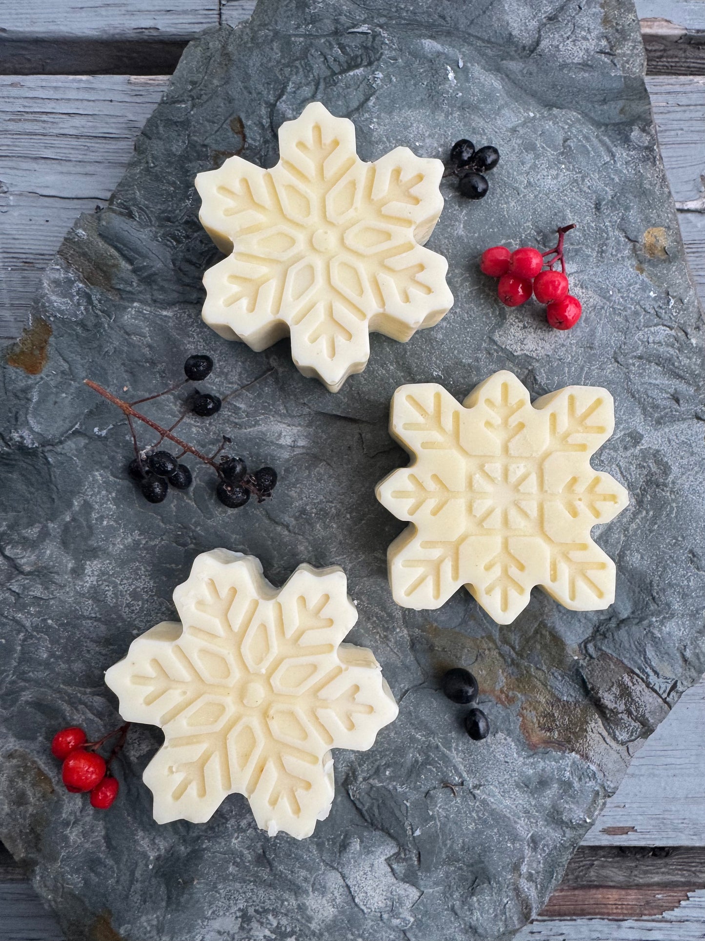 Tallow and Olive Oil-Coconut Oil Soap (Snowflake Frosted Fir)  (NEW)